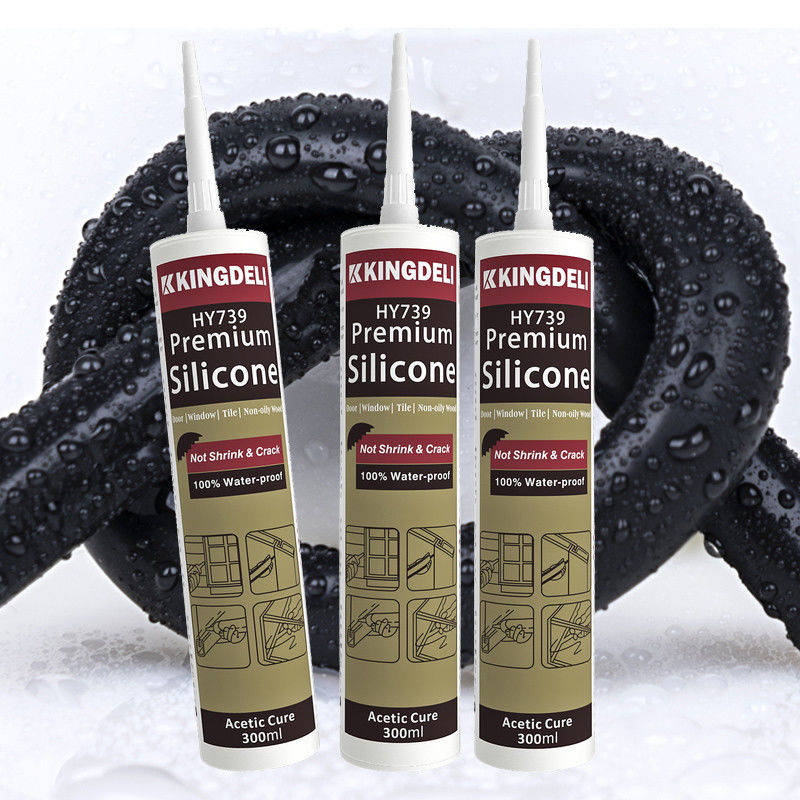 Snel droogend gekleurd waterdicht azijnzuur Silicone afdichtmiddel voor caulking