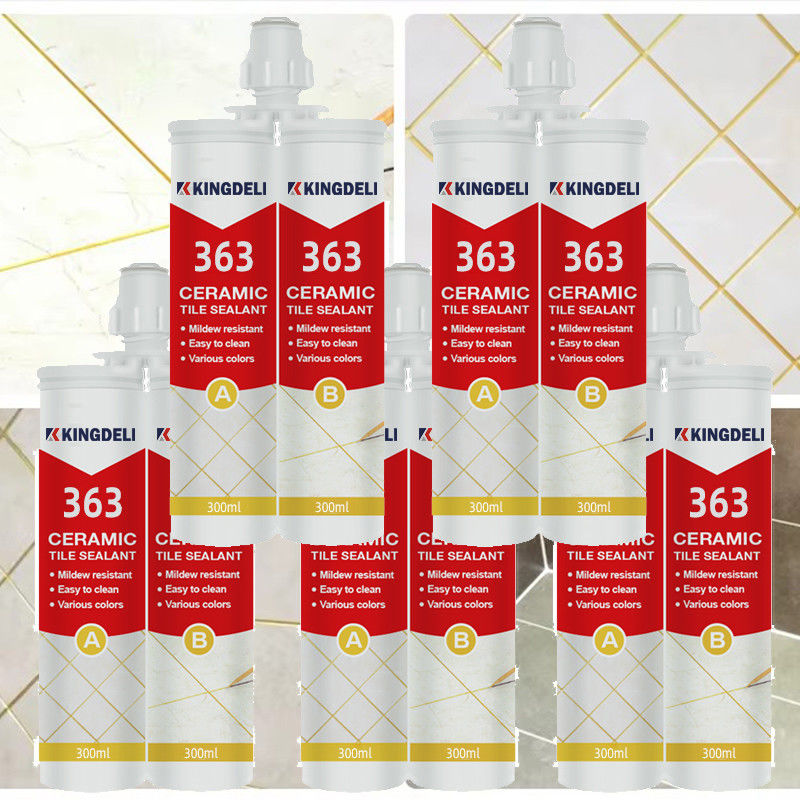Goud Glitter Twee Deel Epoxy Grout Sealer Caulk Schimmelbestand Voor Tile Gap Filling
