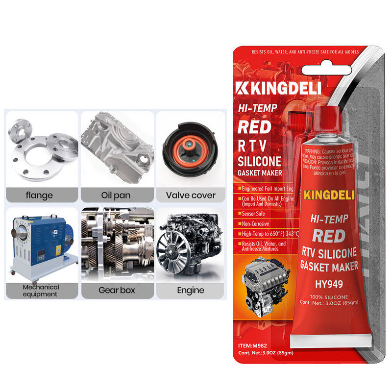 Automobielrtv-OEM op hoge temperatuur van de Makergrey color van de Siliconepakking